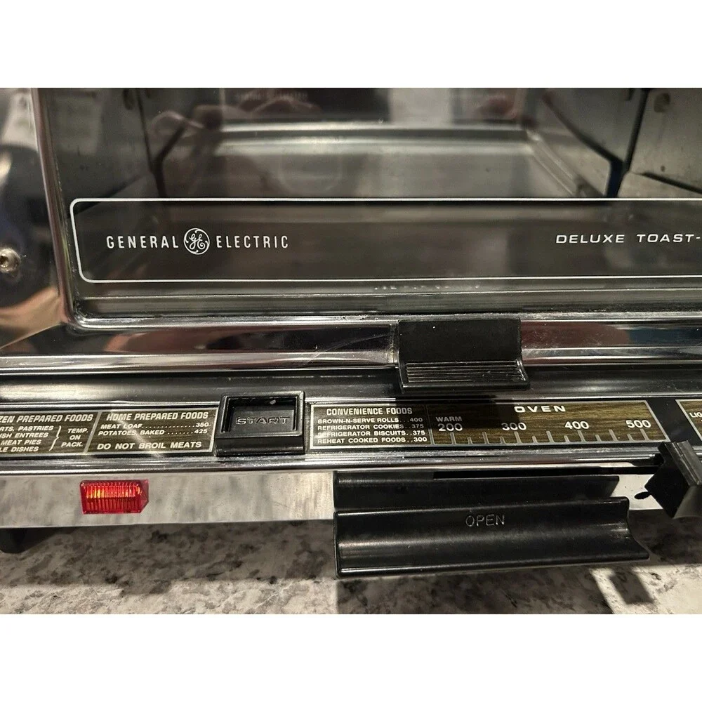 Vintage GE Deluxe Toast-R-Oven Toaster Oven TESTED Works
